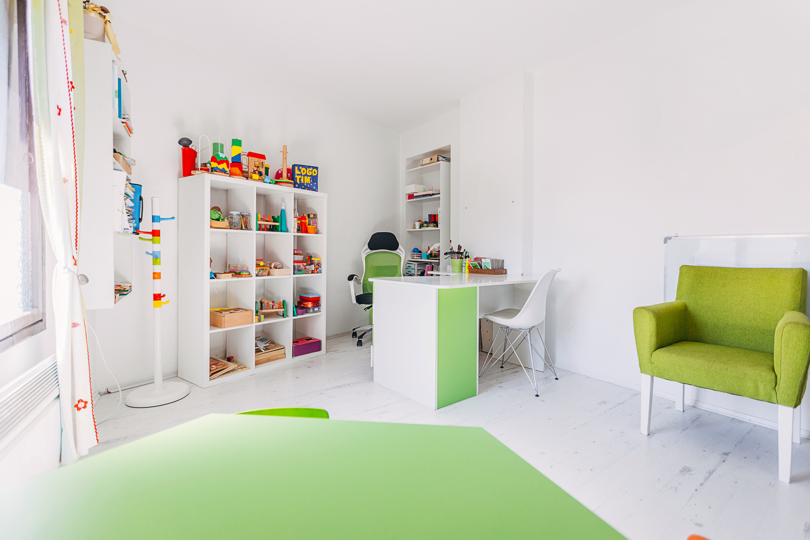 Modern room for child occupational therapy